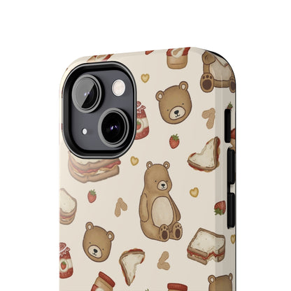 PB&J Bear Tough iPhone Case