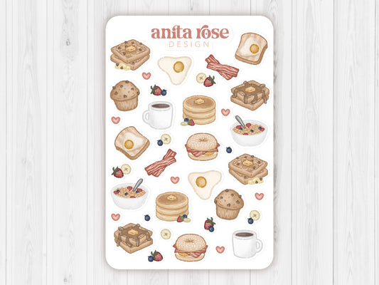 Breakfast Sticker Sheet