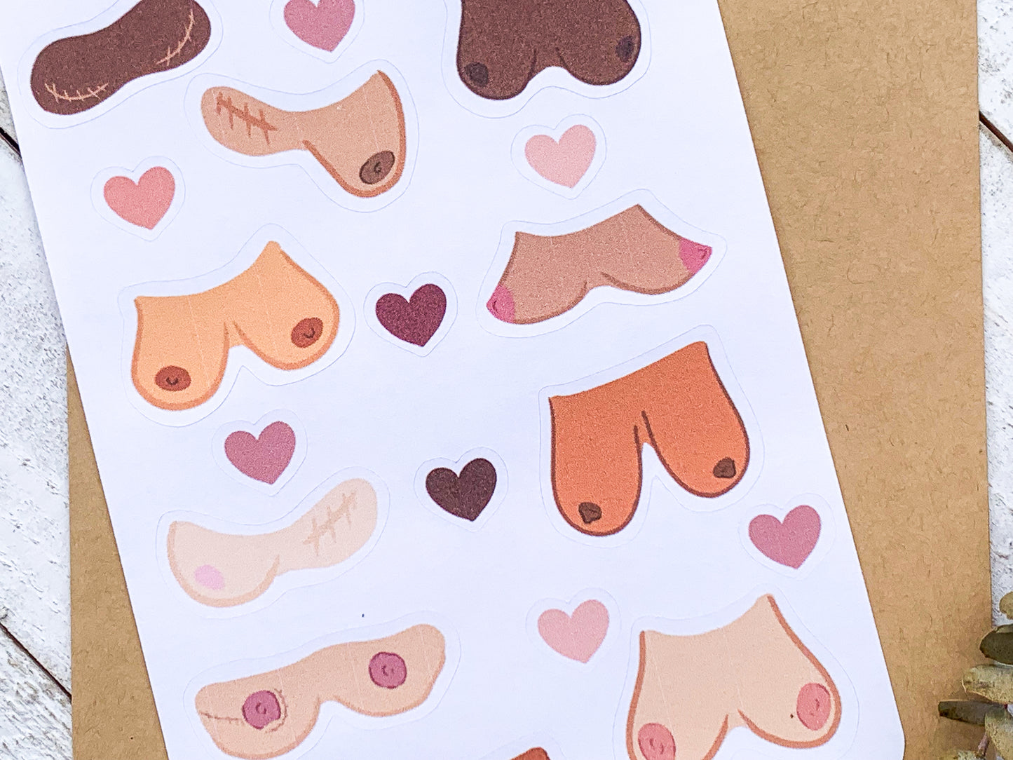 All Boobs Are Good Boobs Sticker Sheet
