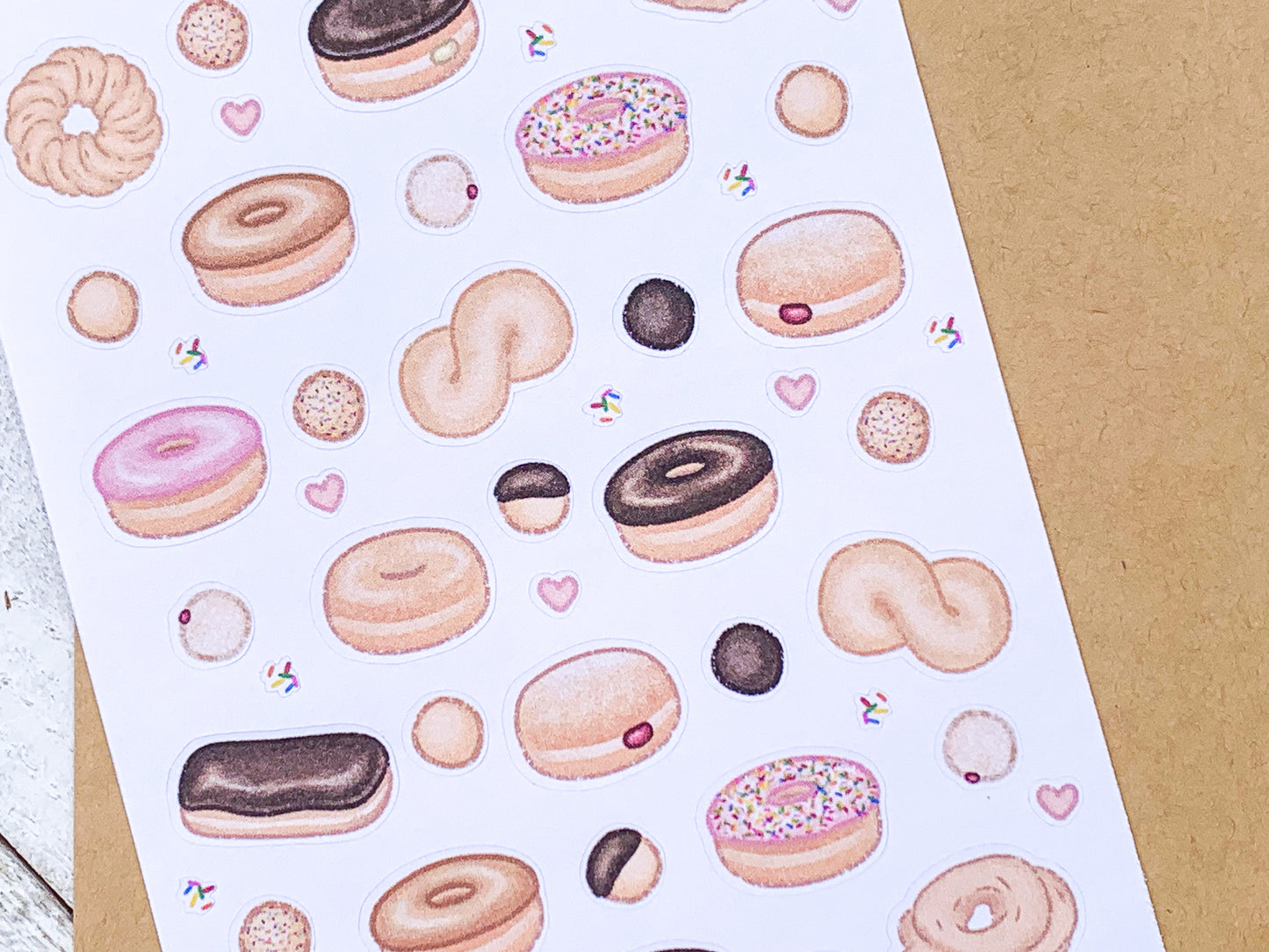 Donut Shop Sticker Sheet